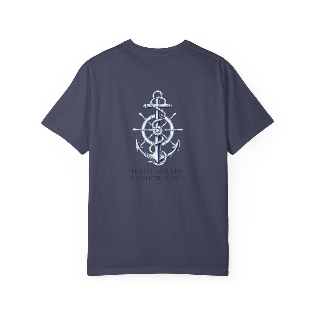 Nautical Anchor -Unisex Garment-Dyed T-shirt