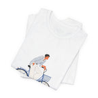Bicycle Rider Illustration Jersey Tee