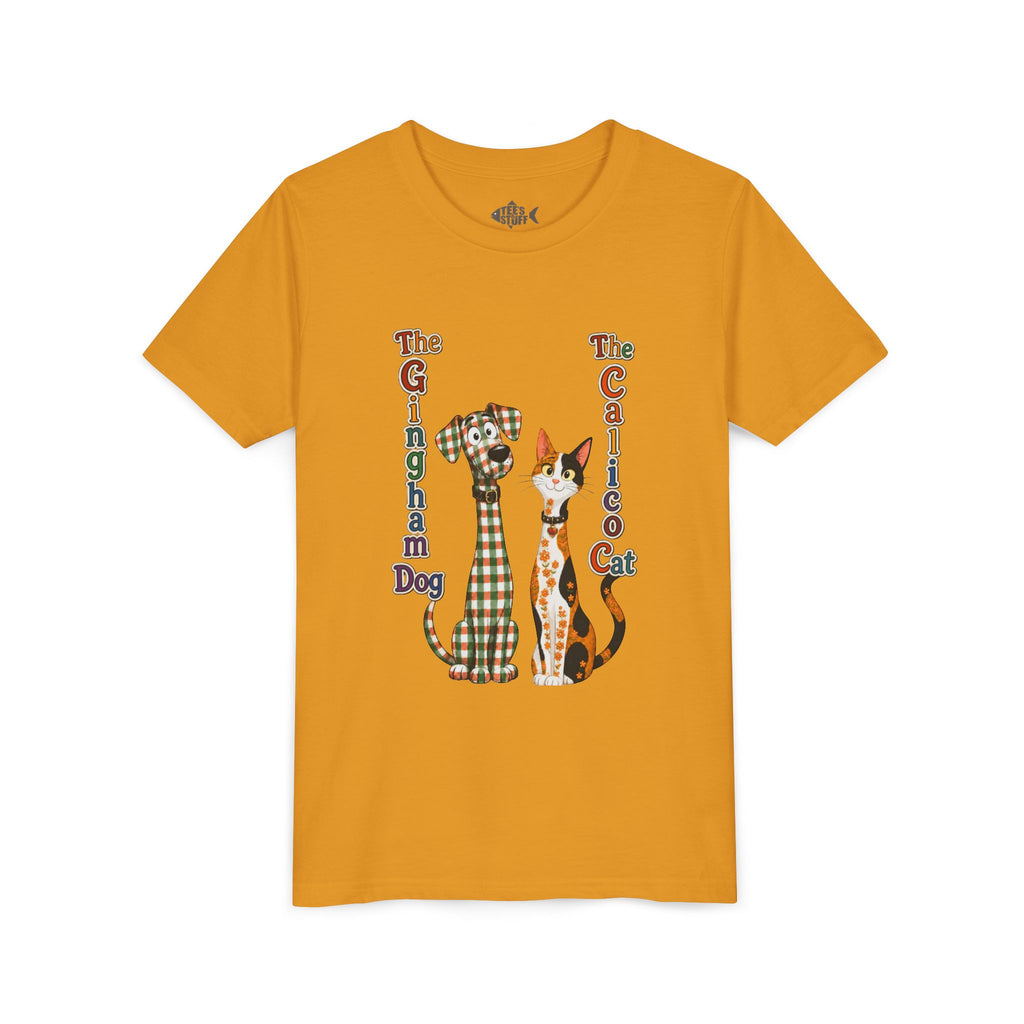 Gingham Dog & Calico Cat Kids Shirt