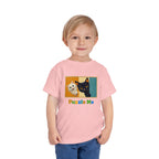 Toddler Cat Puzzle Tee — "Puzzle Me" Short Sleeve Kids Shirt
