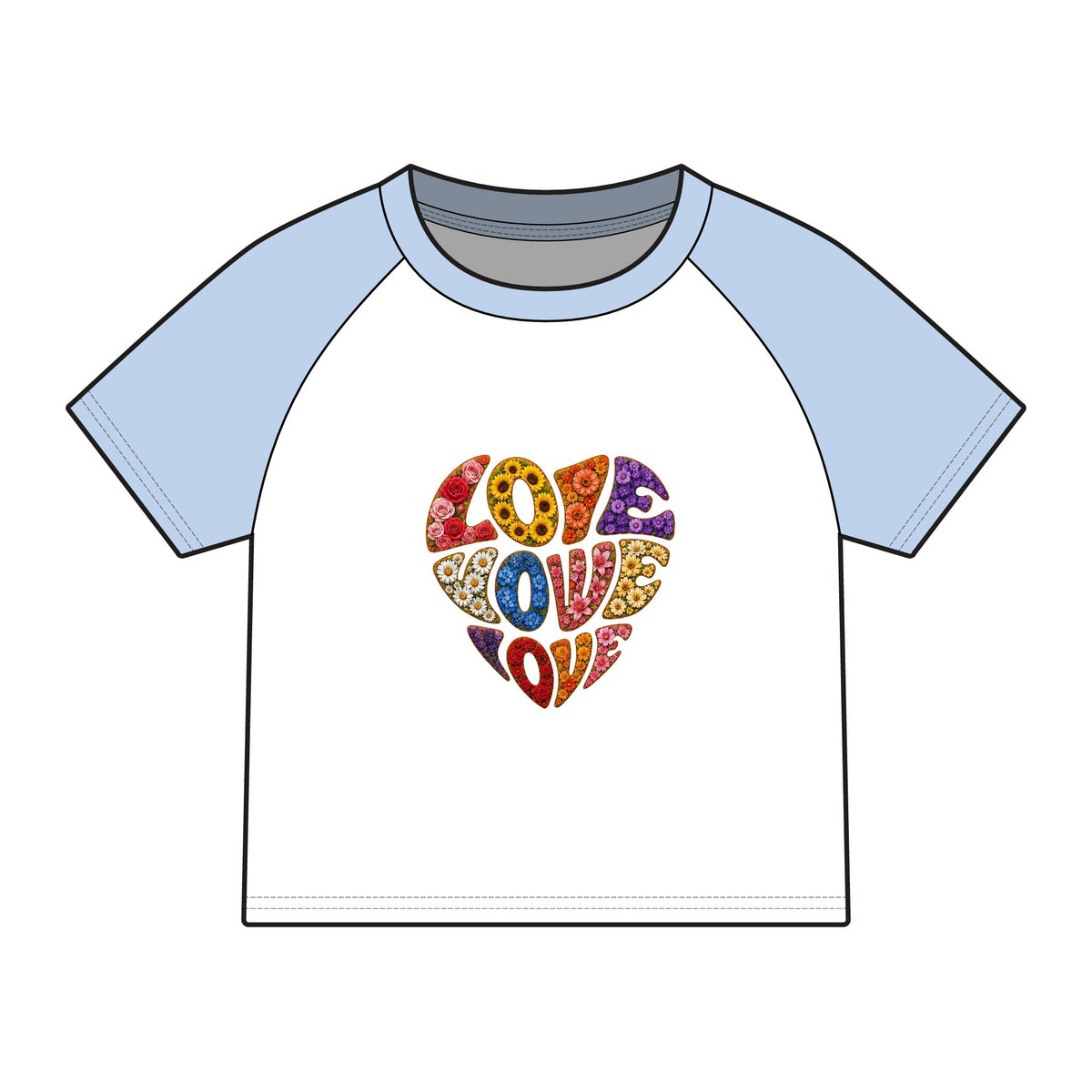 Women's Micro Rib Raglan Baby Tee