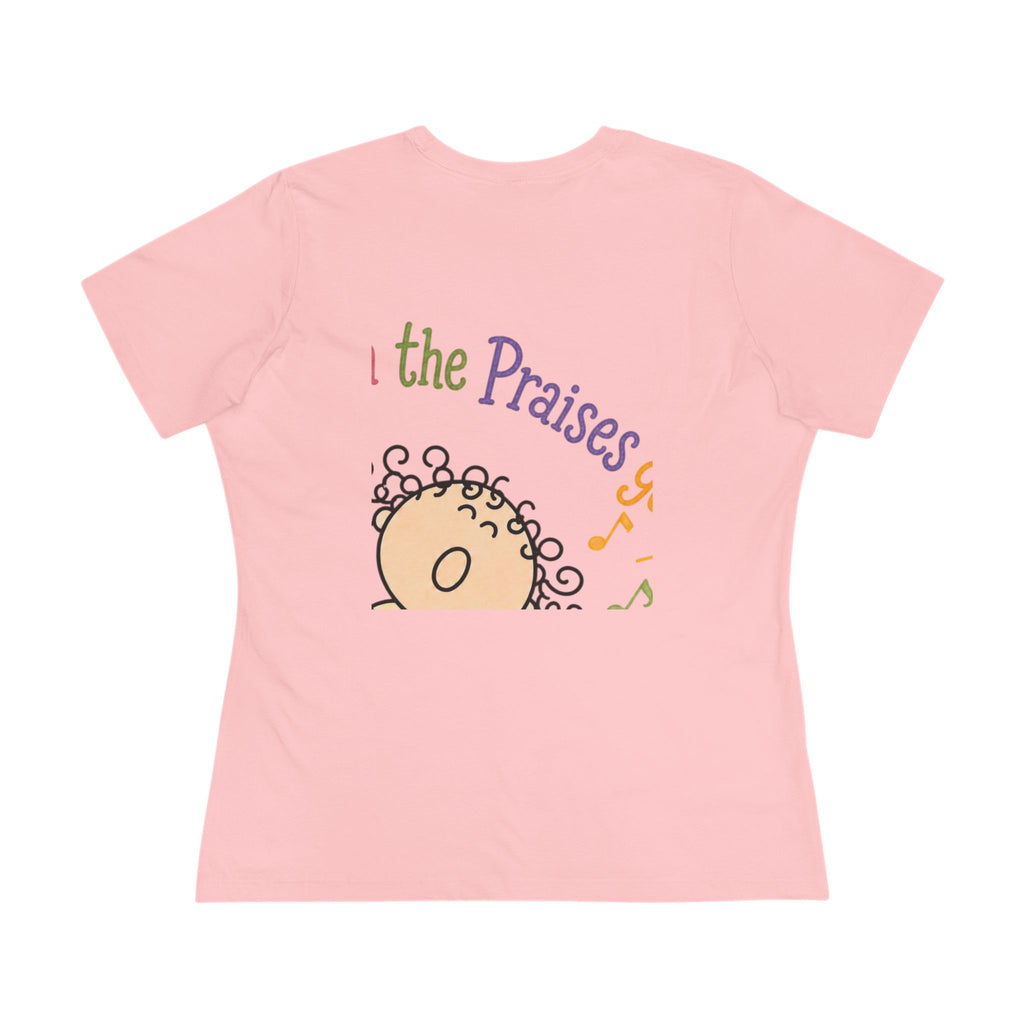 Women's Praise Choir Tee — "When the Praises Go Up, The Blessings Come Down"