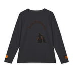 Women’s Halloween Long Sleeve Tee – “It’s Halloween” and “Hello Halloween” Witchy Moon Design