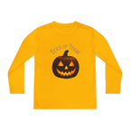 Youth Halloween Pumpkin Long Sleeve Tee - "Trick or Treat"
