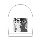 Artsy Pop Art Faces Graphic Tee
