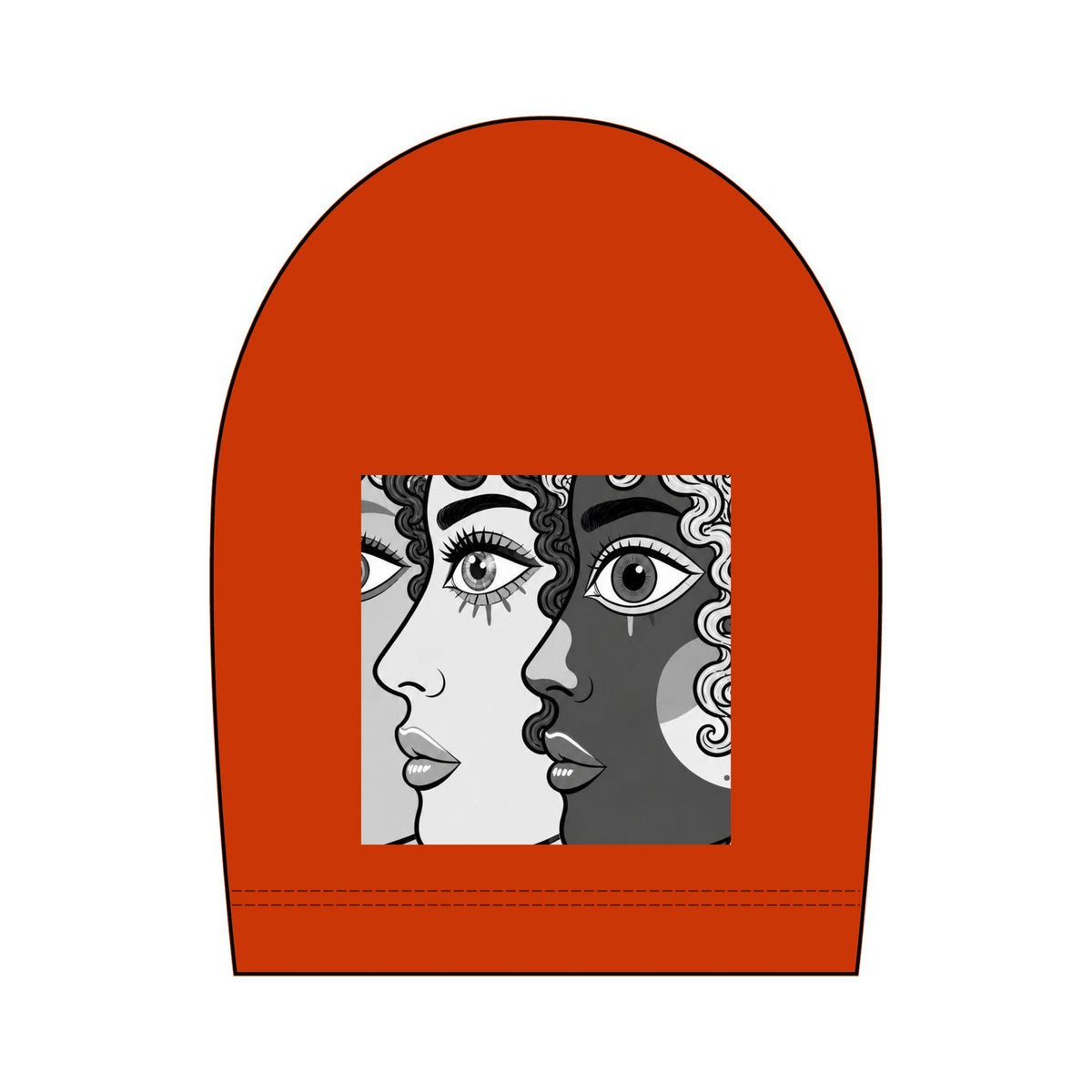 Artsy Pop Art Faces Graphic Tee