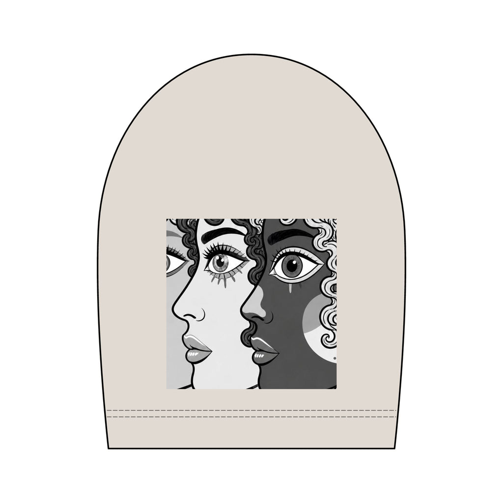Artsy Pop Art Faces Graphic Tee
