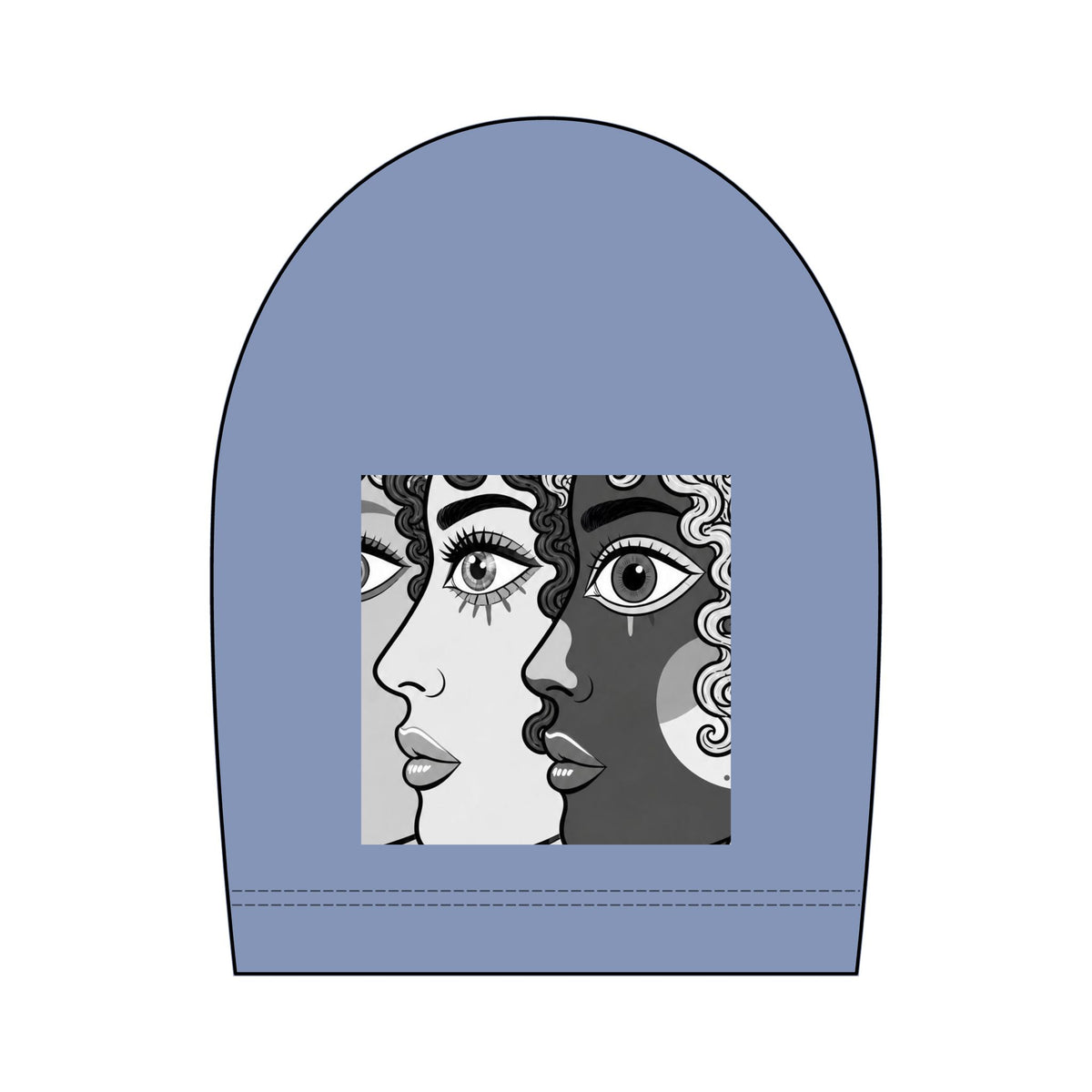 Artsy Pop Art Faces Graphic Tee