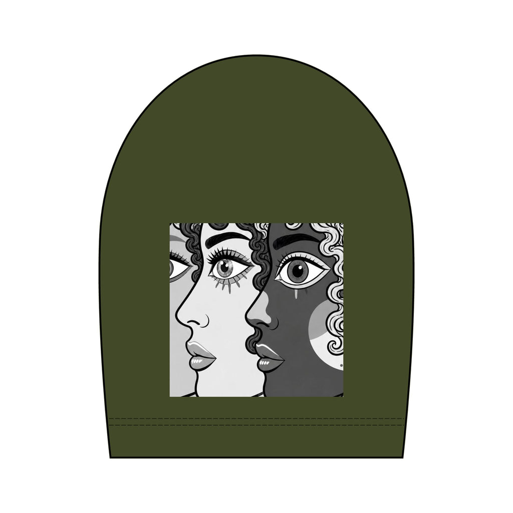 Artsy Pop Art Faces Graphic Tee