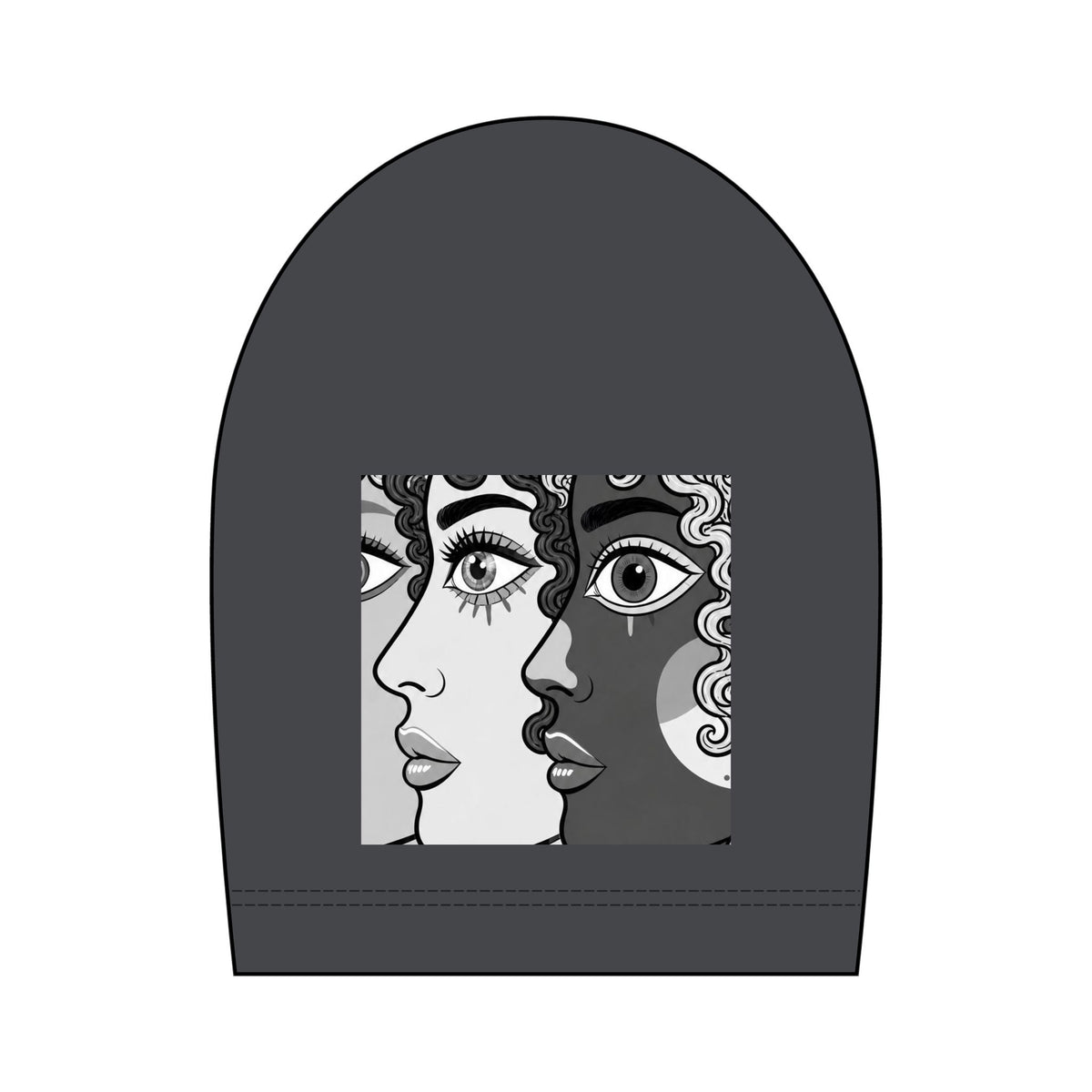 Artsy Pop Art Faces Graphic Tee