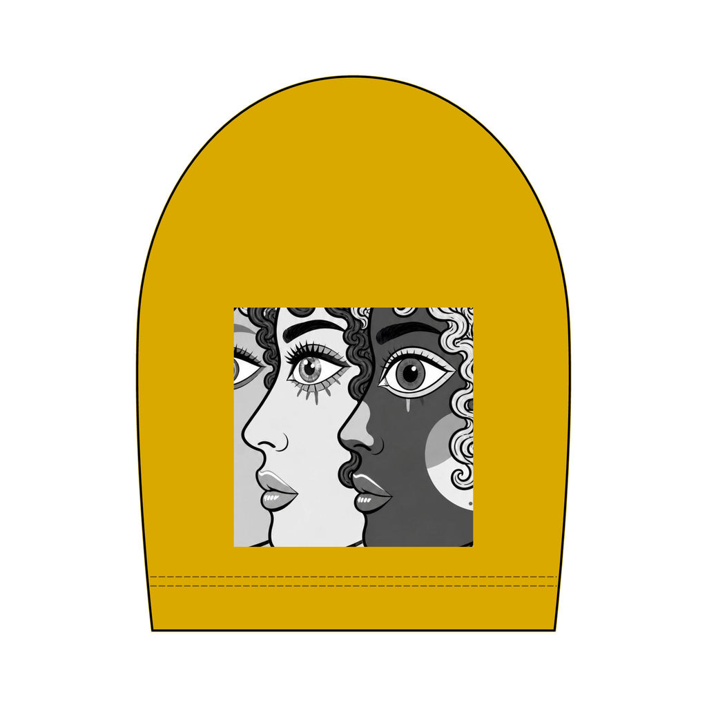 Artsy Pop Art Faces Graphic Tee