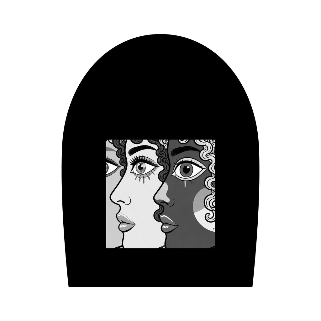 Artsy Pop Art Faces Graphic Tee