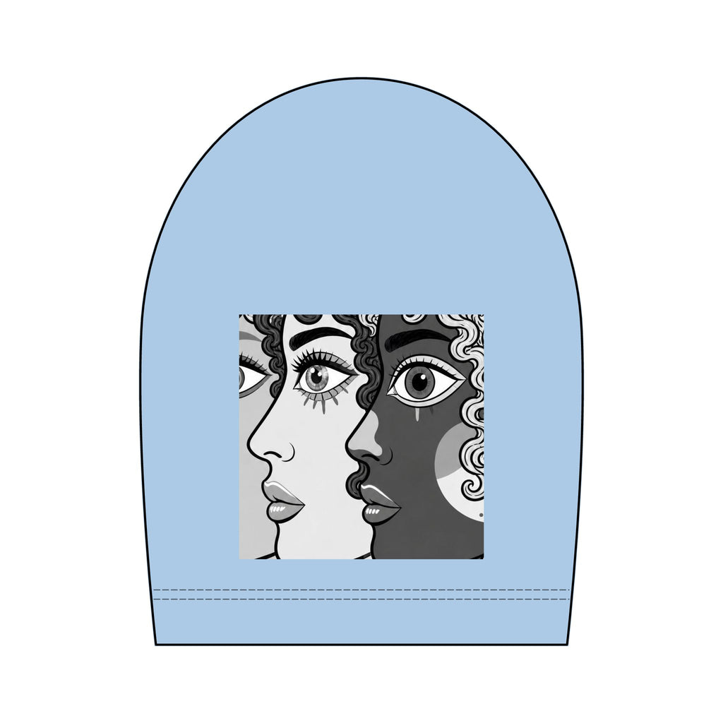 Artsy Pop Art Faces Graphic Tee