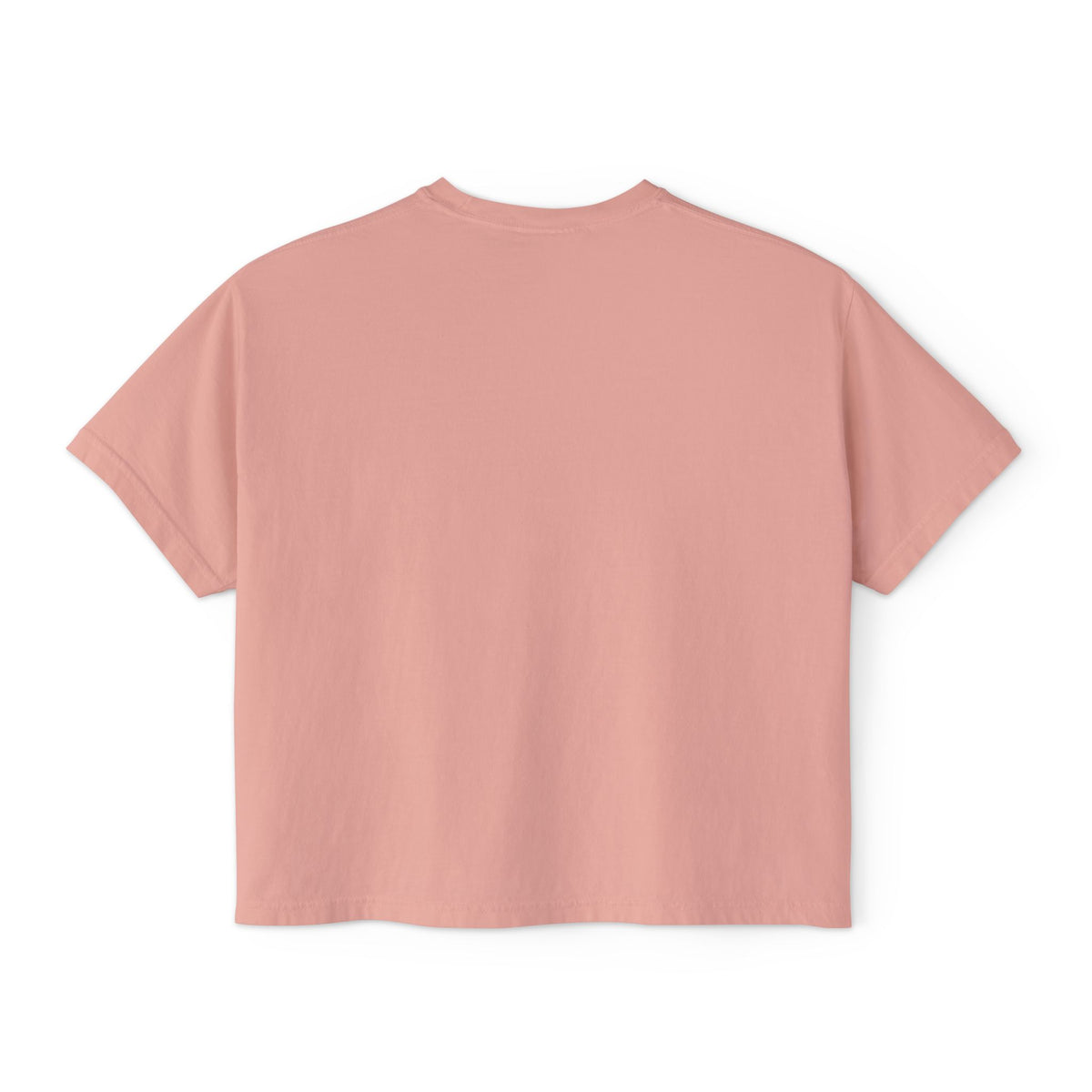 Women's Boxy Tee — Colorful Pop Art Faces Graphic Cropped T‑Shirt