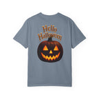 Halloween T-Shirt — "Halloween It's Here" & Jack-O'-Lantern Pumpkin Graphic