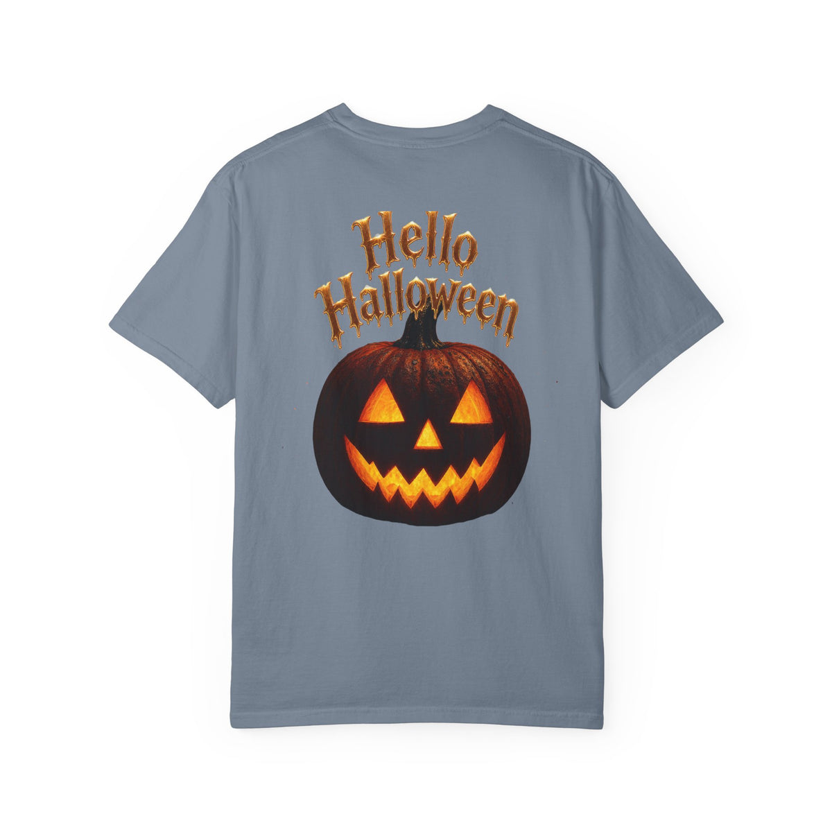 Halloween T-Shirt — "Halloween It's Here" & Jack-O'-Lantern Pumpkin Graphic