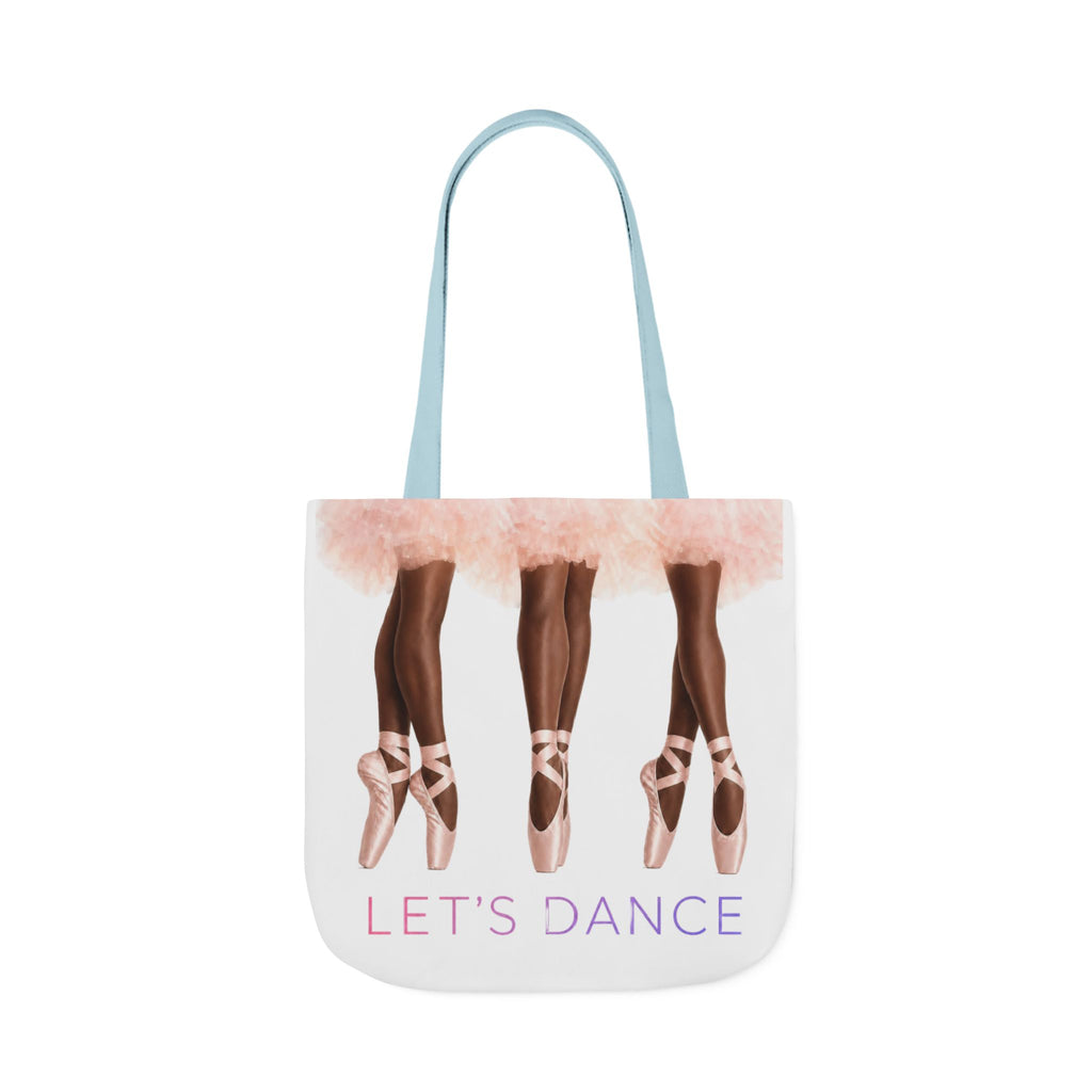 Ballet Tote Bag — 'Let's Dance' Ballerina Canvas Tote