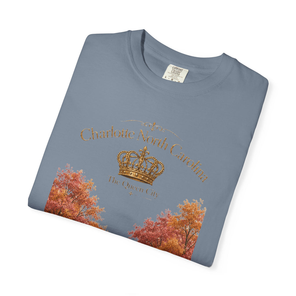 Charlotte North Carolina Autumn Tree Lane T-Shirt