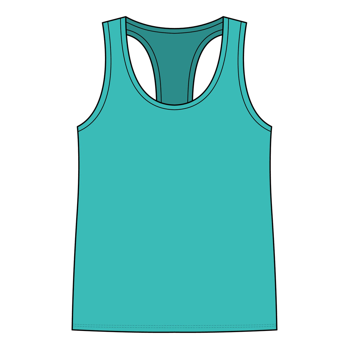 Women's Jersey Racerback Tank