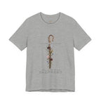 Shepherd Floral Staff T‑Shirt — 'The Lord Is My Shepherd' Faith Tee