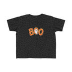 Toddler Tee - 'Boo' Ghost Halloween Striped Shirt