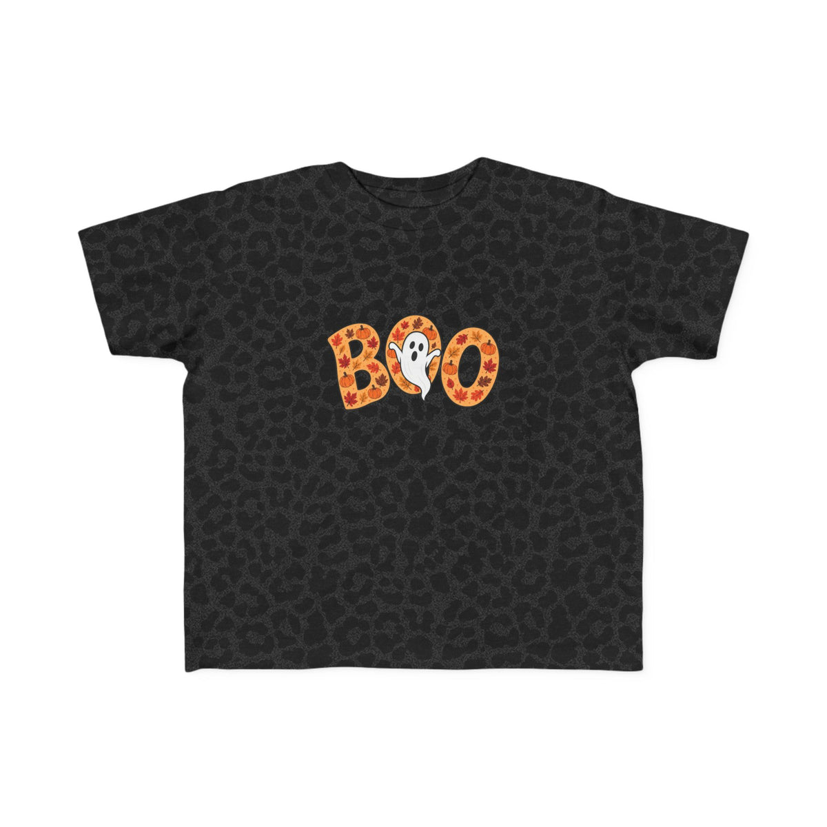 Toddler Tee - 'Boo' Ghost Halloween Striped Shirt