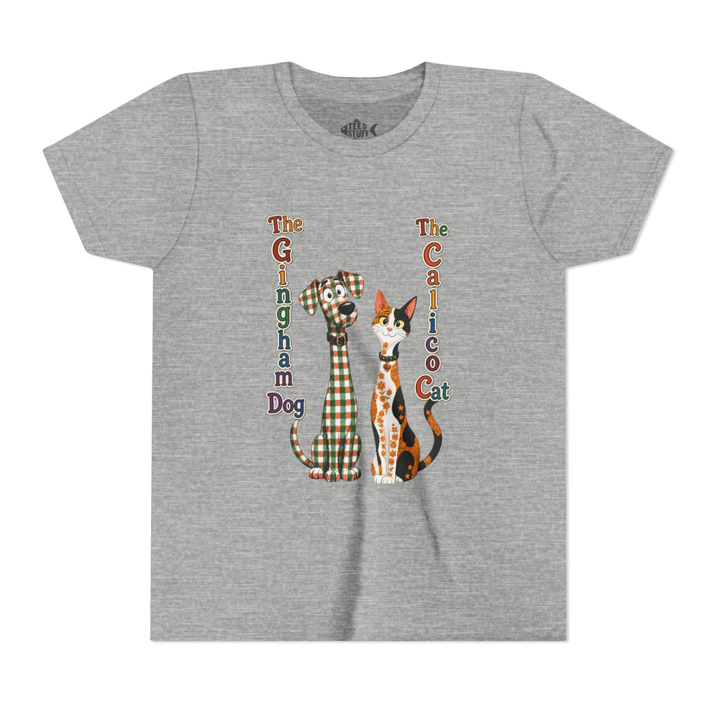 Gingham Dog & Calico Cat Kids Shirt