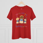 Women's Praise Choir Tee — "When the Praises Go Up, The Blessings Come Down"