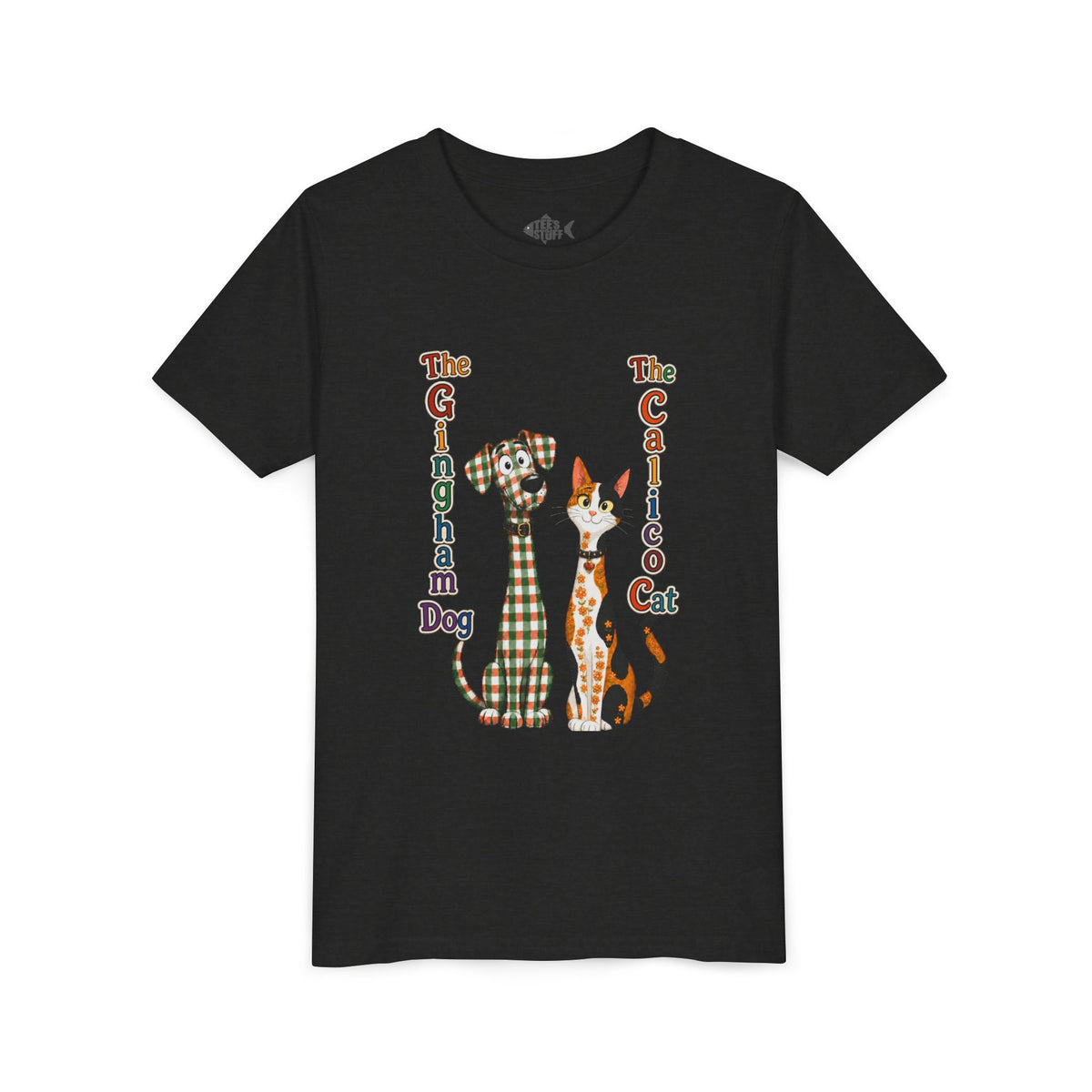 Gingham Dog & Calico Cat Kids Shirt