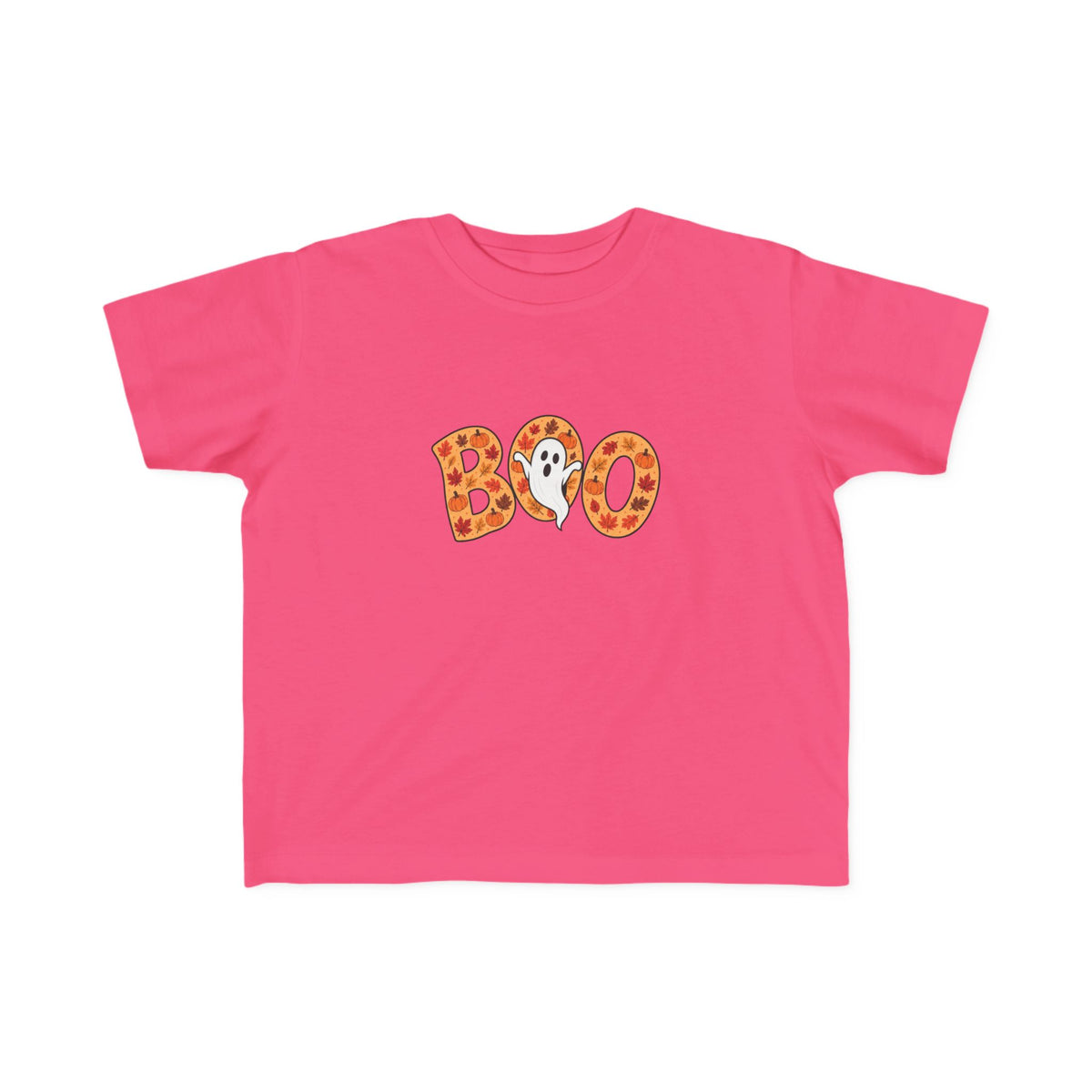 Toddler Tee - 'Boo' Ghost Halloween Striped Shirt
