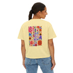 Floral Ballet Dancer Tee | Boxy Crop Shirt