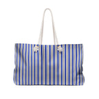 Nautical Octopus Stripe Weekender Bag