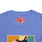 Toddler Cat Puzzle Tee — "Puzzle Me" Short Sleeve Kids Shirt