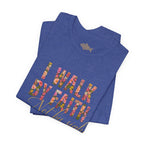 "I Walk by Faith" Bella Canvas 3001, Short sleeve T-shirt