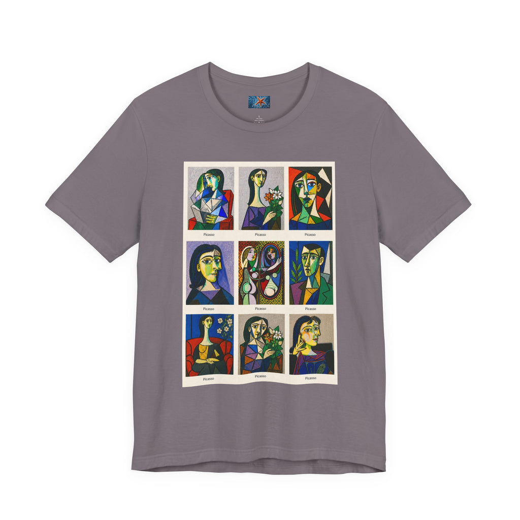 Picasso Portrait Grid T-Shirt | Unisex Art Graphic Tee