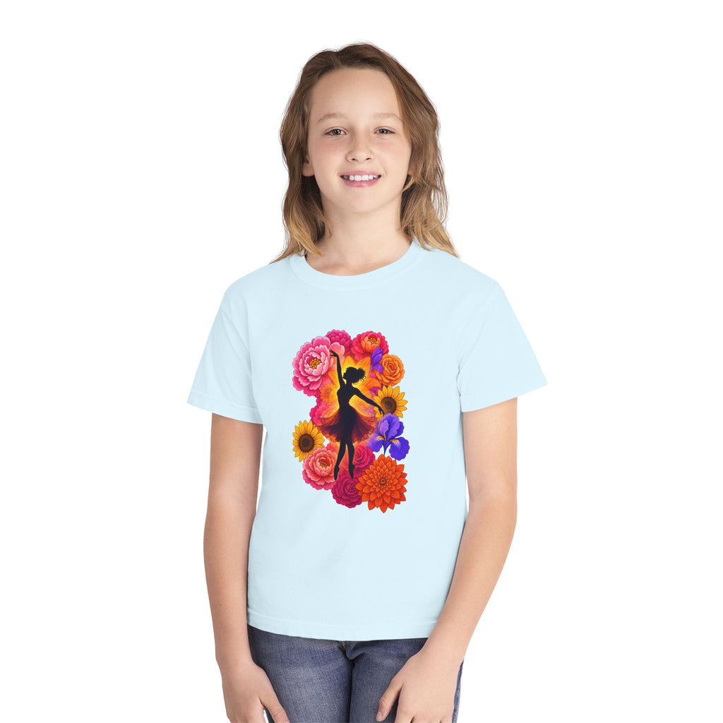 Let's Dance Floral Ballerina T--Shirt.