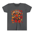 Youth Autumn Falling Leaves Short Sleeve Tee