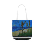 Beach Grasses Canvas Tote — Seaside Painting Reusable Bag Original art by Doulton