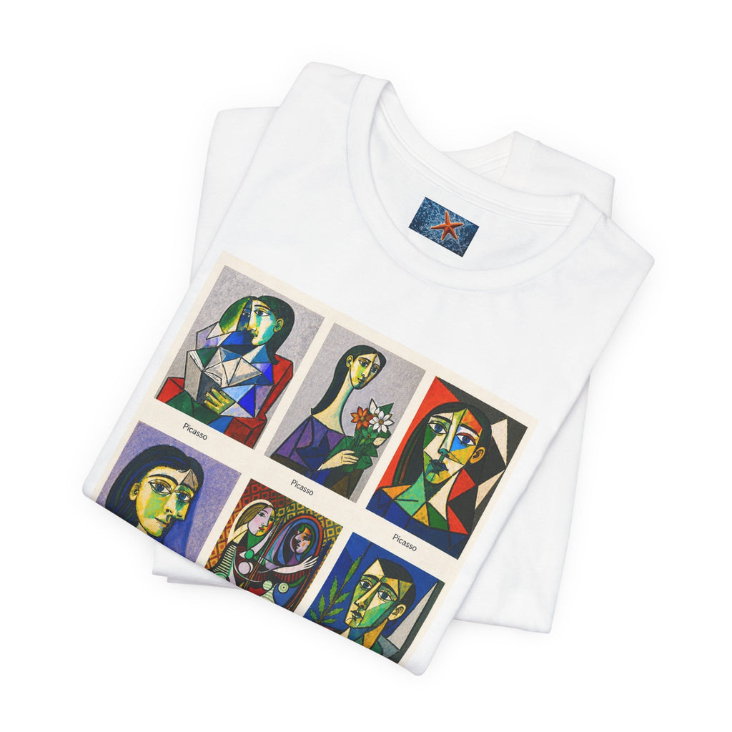 Picasso Portrait Grid T-Shirt | Unisex Art Graphic Tee