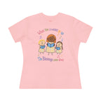 Women's Praise Choir Tee — "When the Praises Go Up, The Blessings Come Down"