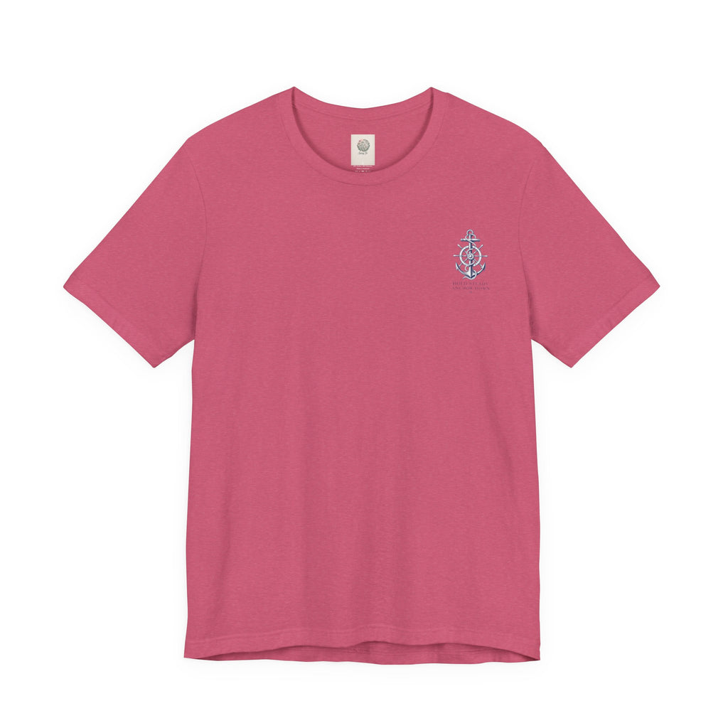 Anchor Nautical T‑Shirt — "Hold Steady Anchor Down"