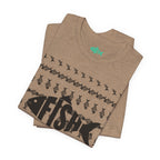 Fish Graphic Tee — 'FISH' Silhouette Fishing Shirt