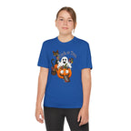 Kids Halloween Trick or Treat T-Shirt — Cute Pumpkin, Ghost & Black Cat Design