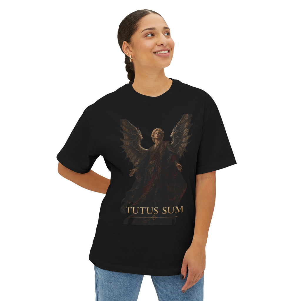 Tutus Sum Guardian Angel Oversized Boxy Tee.