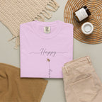 Don't Worry Bee Happy Tee -Unisex Garment-Dyed T-shirt