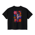 Floral Ballet Dancer Tee | Boxy Crop Shirt