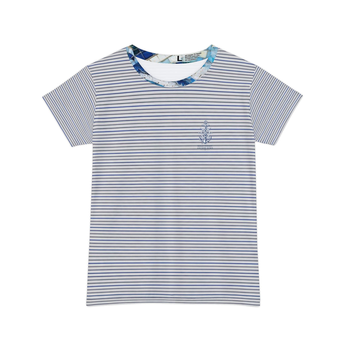 Tees & Stuff Women’s Striped Short Sleeve Shirt — Casual Nautical Tee