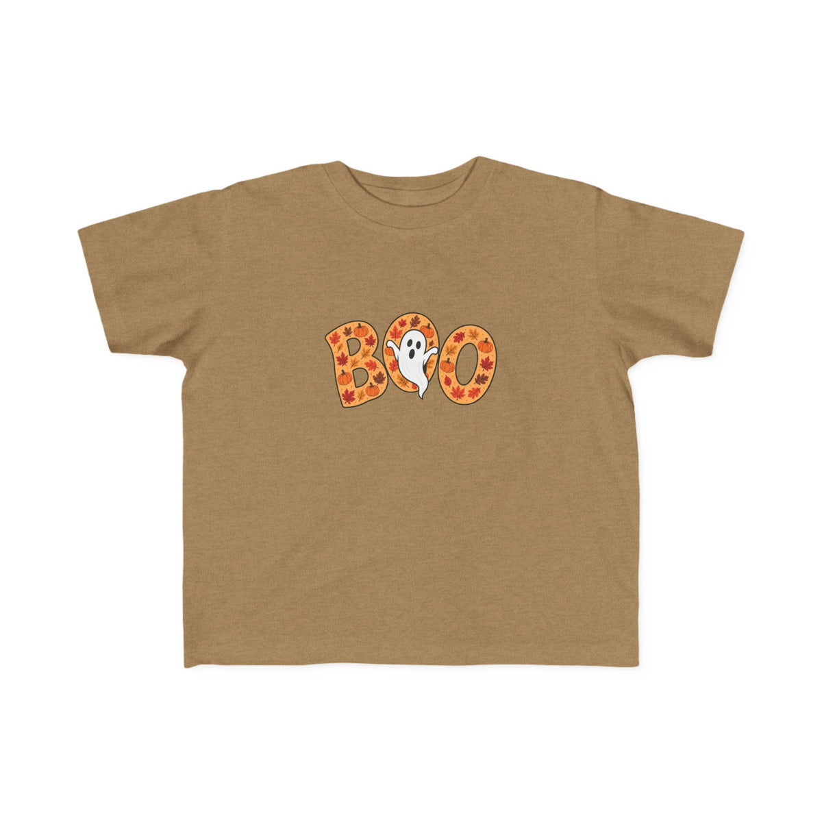 Toddler Tee - 'Boo' Ghost Halloween Striped Shirt