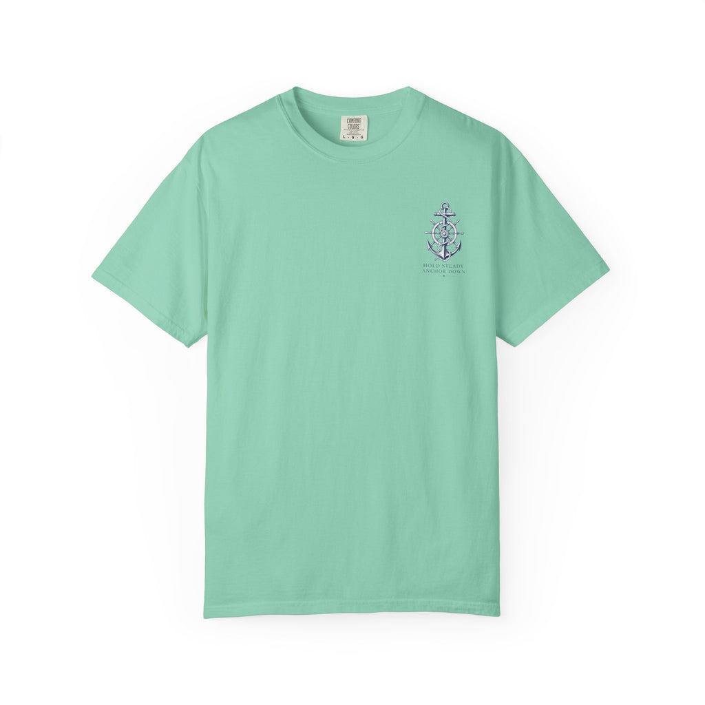 Nautical Anchor -Unisex Garment-Dyed T-shirt