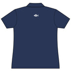 Tees & Stuff Women's Performance Polo — Small Back Fish Logo